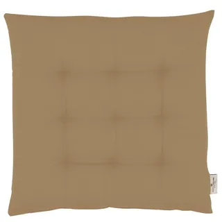 Tom Tailor Sitzkissen MIT 9 Punkt-Steppung Dove , Beige , Textil , 40x5x40 cm , Oeko-Tex® Standard 100 , Heimtextilien, Wohntextilien, Sitzkissen