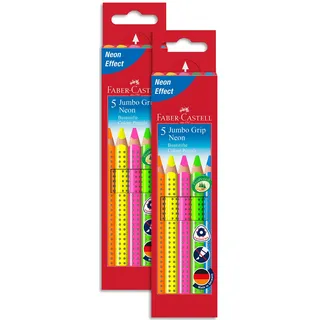 Jumbo Grip Neon Buntstiftetui 5 St.