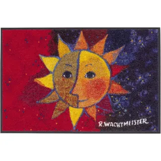 Salonloewe Rosina Wachtmeister Fußmatte Sole 50x75 cm Katzen bunt witzig Eingangs-Matte Fußabtreter waschbar