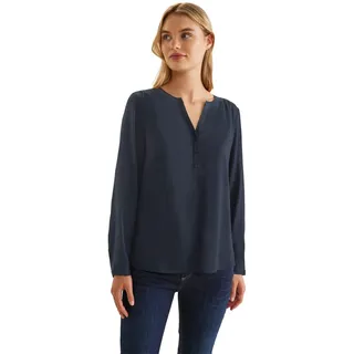Street One Damen Style Bamika Bluse, Dark Blue, 42 EU