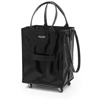 Shopper mit Rollen, medium Hulken Bag Hulken schwarz, Designer Alex & Yoni Sheleq, 40x56x30 cm