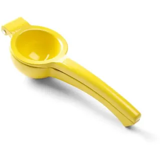 HENDI Zitronenpresse, für Zitronen, Zitruspresse, Pulverbeschichtetes Aluminium, 223x75x45mm, Gelb