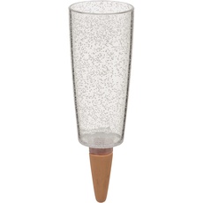 Scheurich Copa, Wasserspeicher aus Kunststoff, Farbe: Copa M, Transparent-clear, 9 cm Breite, 6,5 cm Tiefe, 18 cm hoch, 0,2 l Vol.
