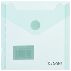 Dohe 91109 Umschlag mit Klettverschluss, Polypropylen, Grün