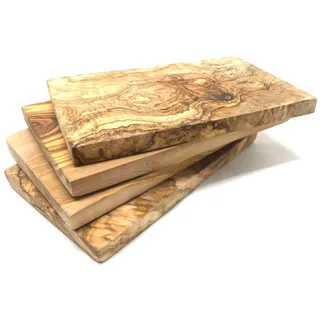 Olivenholz-erleben Frühstücksbrettchen Olivenholz 1 25 x 15 cm Braun