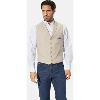 Funktionsweste BABISTA "Weste BALDUINO", Herren, Gr. 60, beige, Obermaterial: 55% Leinen LI. 45% Baumwolle CO., Westen Funktionsweste