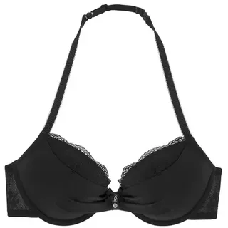 LASCANA Push-up-BH Damen schwarz Gr.70C