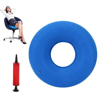 Miayical Sitzring nach OP & Hämorrhoiden Sitzkissen – Orthopädisches Ringkissen mit Pumpe für Schwangerschaft, Steißbein, Ischias & Dekubitus | Medizinisches Donut Kissen zur Schmerzlinderung, Blau