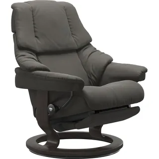 Stressless "Reno", elektrisch verstellbar, optional 2-motorisch, Größe M & L grau 79 cm x 108 cm x 78 cm