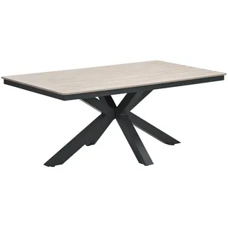 Gardissimo Armati Gartentisch 180 x 100 x 75 cm Anthrazit/Grau