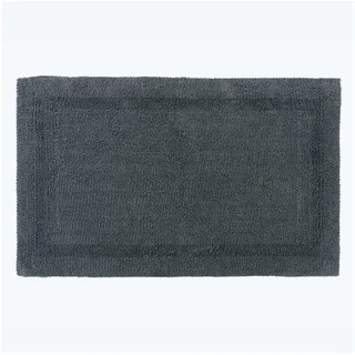 Homescapes Badteppich Grau 120 x 70 cm