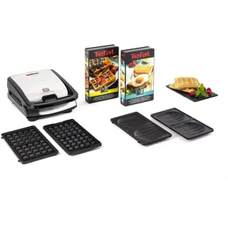 Tefal SW853D Waffeleisen schwarz/Edelstahl
