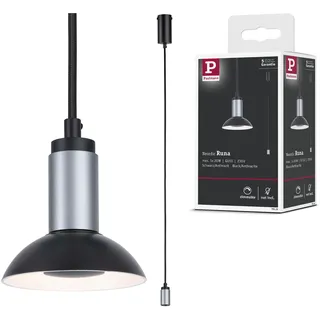 Paulmann Pendelleuchte Runa GU10 max. 20 W aus Metall 230 V Schwarz-Anthrazit