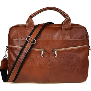 Beltimore Herren Ledertasche Groß Braun Laptop - Braun