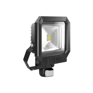 Esylux EL10810138 LED-Strahler 30 W mit 160° Bewegungsmelder, ADF Montagebügel, schwarz SUN AFL TR 3400 830 MD BK