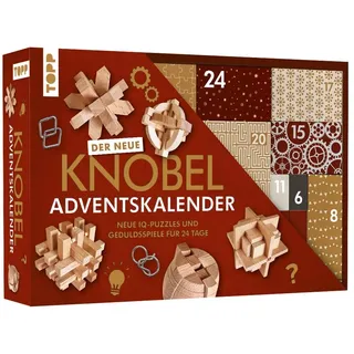 Frechverlag Knobelspiel-Adventskalender - Neue IQ-Puzzles und Geduldsspiele für 24 Tage