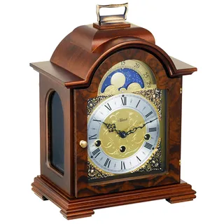 HERMLE 22864-030340 hochwertige Tischuhr, Nussbaum