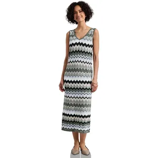 Street One Midi-Kleid mit Zick-Zack-Muster