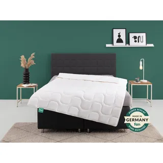 fan Baumwollbettdecke »Kansas, Bettdecken für Sommer und Winter, Decke« Füllung 100% Baumwolle 1 Stk. tlg. Bettdecke 135x200 cm, 155x220 cm und weiteren Größen, Made in Germany weiß B/L: 135 x 200