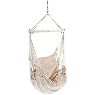 Chico Hängesessel Baumwolle beige / 1 Person  190 x 95 150 kg Baumwolle