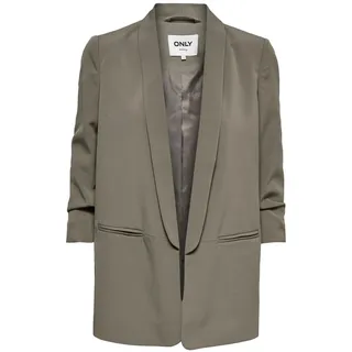 ONLY Women's ONLELLY 3/4 Life TLR NOOS Blazer, Walnut,34