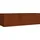 Hochbeet 280 x 80 x 80 cm Braun