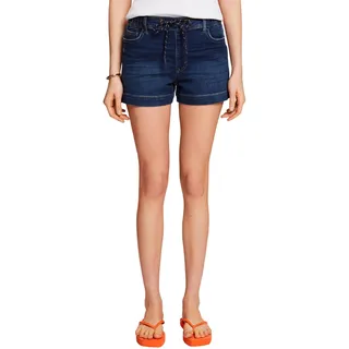 ESPRIT Damen 043CC1C302 Jeans-Shorts, 901/Blue Dark Wash, 32