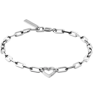 Liebeskind Berlin Handkette Edelstahl silberfarben 20 cm
