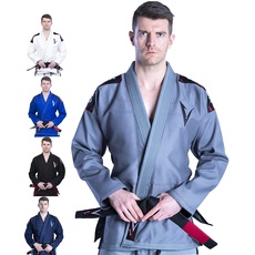 VECTOR SPORTS BJJ Gi Brazilian Jiu Jitsu Gi mit Bonus Weißer Gürtel Ripstop Hose für