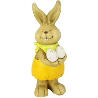 Flair Flower Osterhase Mädchen Figur Gelb Keramik 46 cm