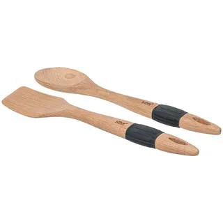 5five Simply Smart Küchenzubehör Buchenholzspatel 2er-Set , Braun , Holz , 1.5x32.5x6.4 cm , Küchenzubehör, Küchenhelfer, Küchenutensilien