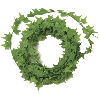 Rayher Efeu-Girlande, Rolle 3 m, künstliche Mini-Efeugirlande aus biegsamem Draht, kleine filigrane Blätter, für Dekorationen, Hochzeit, Kommunion, 5109211