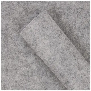 Craftelier - 2er-Set Filz für Bastelarbeiten und Zubehör | Farbe Grau | Größe 30,5 x 30,5 cm, Dicke ca. 2 mm, 100% Polyester