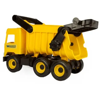 MIDDLE TRUCKKipper gelb-schwarz im Schaukarton - Gelb