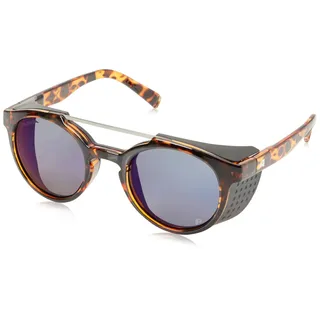 ALPINA GLACE - Polarisierte, Verspiegelte und Bruchsichere Sonnenbrille Mit 100% UV-Schutz Für Erwachsene, havana gloss, One Size