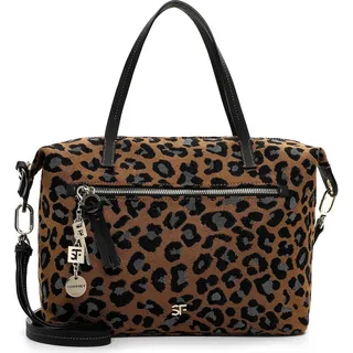SURI FREY Shopper Schultertasche SFY Tammy Cityshopper Cognac mehrfarbig - Bunt