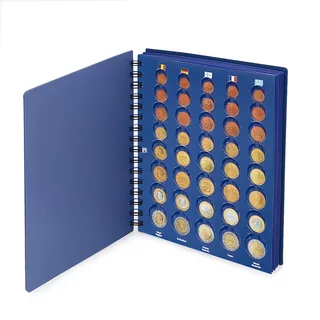 SAFE 7807 Spiral Euro Album TOPset | Eindrückalbum | Euro Münzen Sammelalbum aller Länder | Münzsammelalbum | Euromünzalbum | für Ihre Coin Collection | 210 x 235 mm