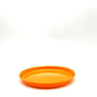 Teller Ø 18 cm orange Camping, Picknick, Outdoor - 100% recyclebar