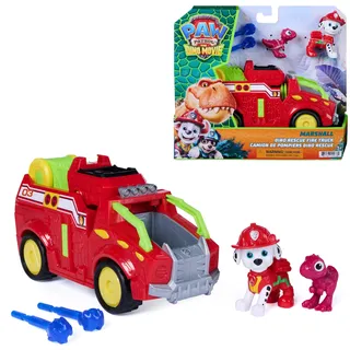 Spin Master Marshalls Dino-Feuerwehrauto mit Rhabarber-Figur