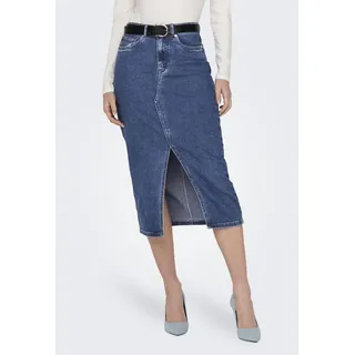 Only Jeansrock »ONLSIRI FRONT SLIT SKIRT DNM GUA NOOS«, blau