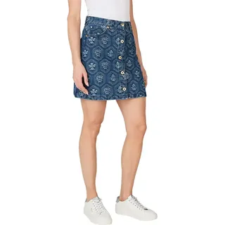 Pepe Jeans Jacquard Kurzer Rock - Denim - L
