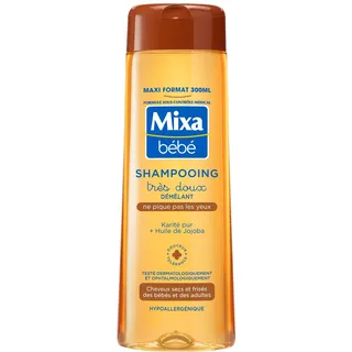 Mixa Bébé Shampoo zum Entwirren, sehr weich, Shea, 300 ml