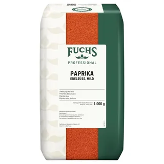 FUCHS Paprika edelsüß Gewürz, 1,0 kg