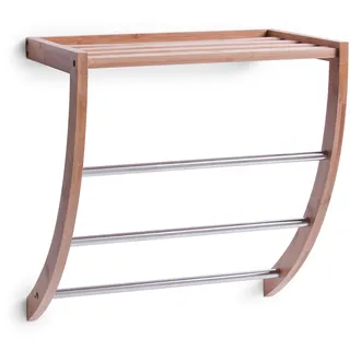 Zeller Handtuchhalter Holz Braun