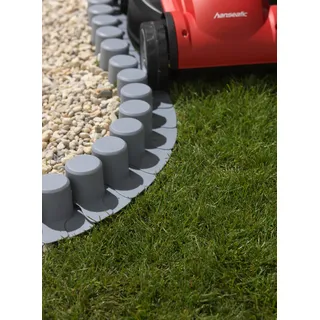 Prosperplast Rasenkante 405 x 20 cm grau