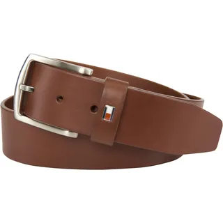 Tommy Hilfiger Gürtel Herren New Denton Leder 4 cm breit Braun 105