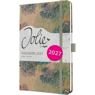 Sigel Wochenkalender Jolie 2027 lila/grün