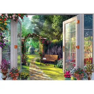 Schmidt Spiele Blick in den verwunschenen Garten, 1000 Teile