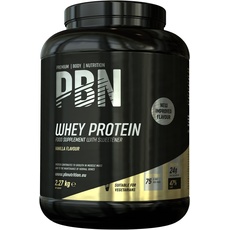 PBN Premium Body Nutrition Premium Body Nutrition Whey Protein / Molkeeiweißpulver, 2,27 kg Vanille, Neuer verbesserter Geschmack