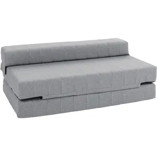 Homcom Schlafcouch Textil 2-Sitzer Grau